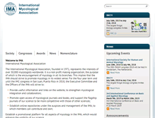 Tablet Screenshot of ima-mycology.org